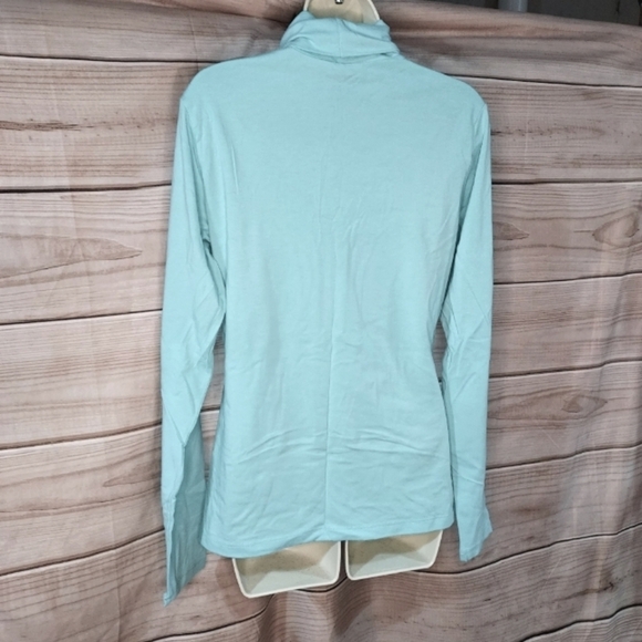 Old Navy GAP Lands End 5 piece lot turtlenecks blue red gray brown turquoise S M - Picture 14 of 16